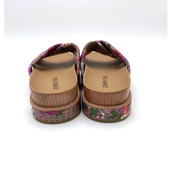 Johnny Was Jenna Floral Crisscross Platform Sandal EUC Woman's SZ: 7.5 WS3122 - Picture 4 of 10